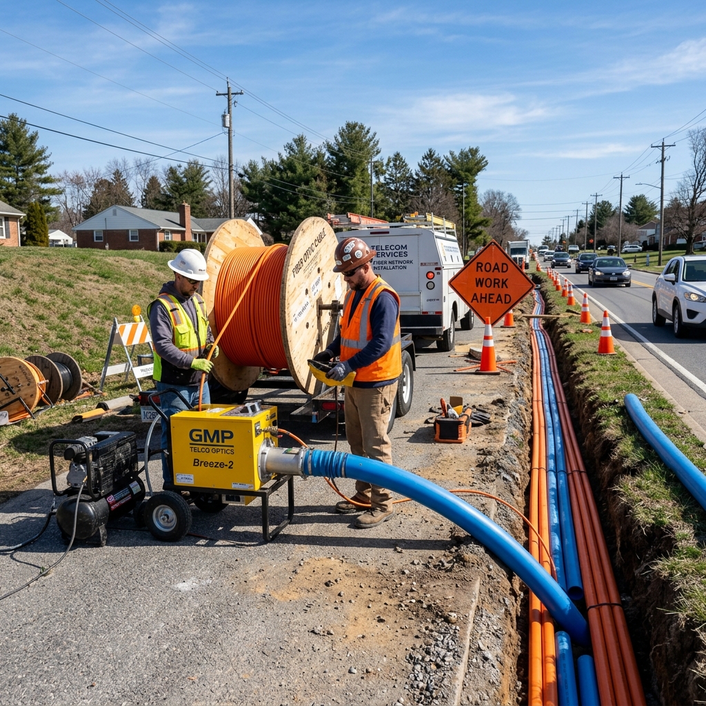 Optical Fiber Conduit Blowing