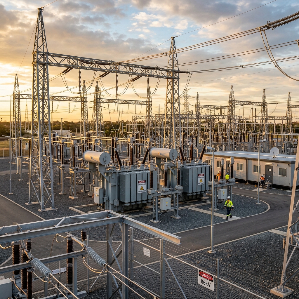 66kV Turnkey Substation Setup