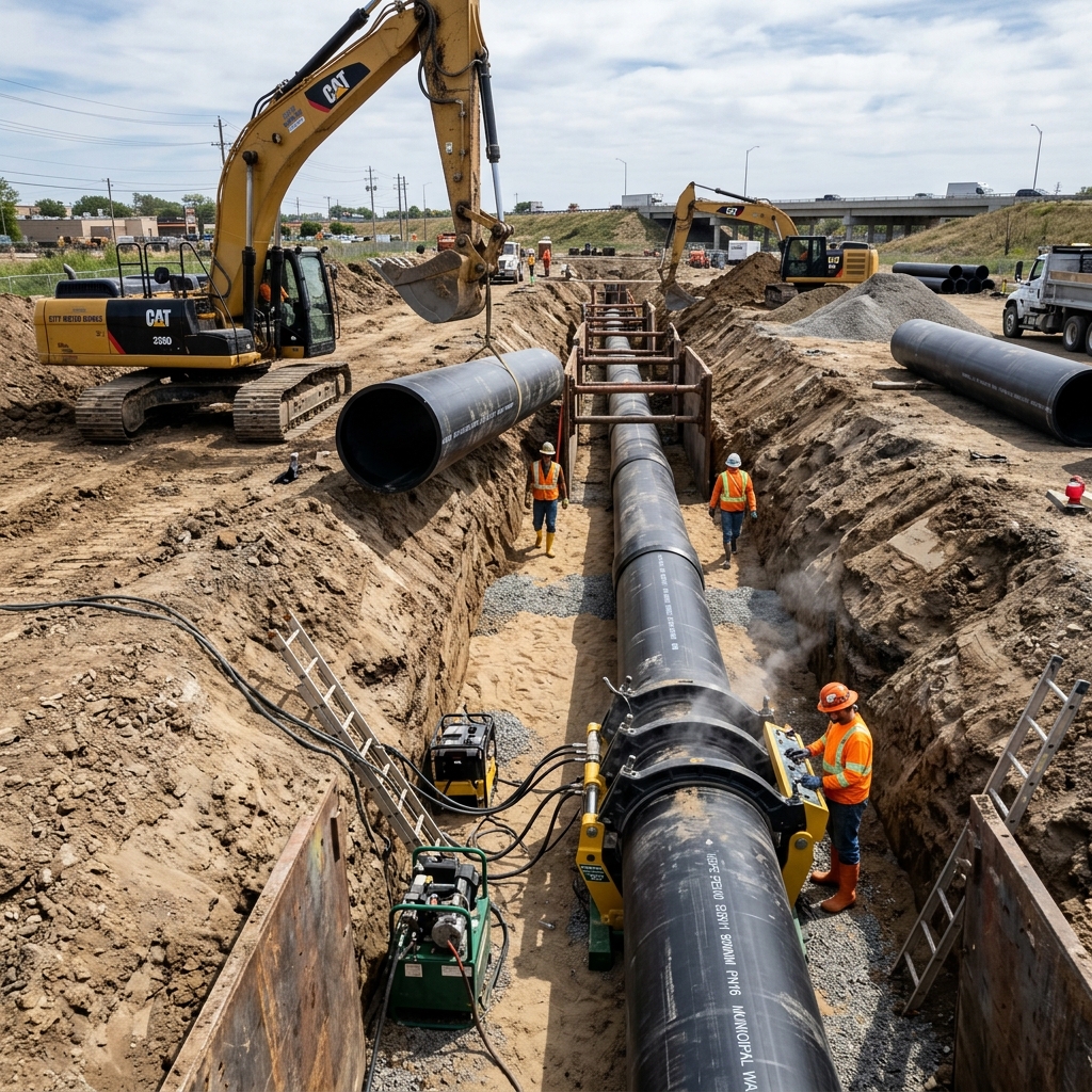HDPE Water Pipeline Mains
