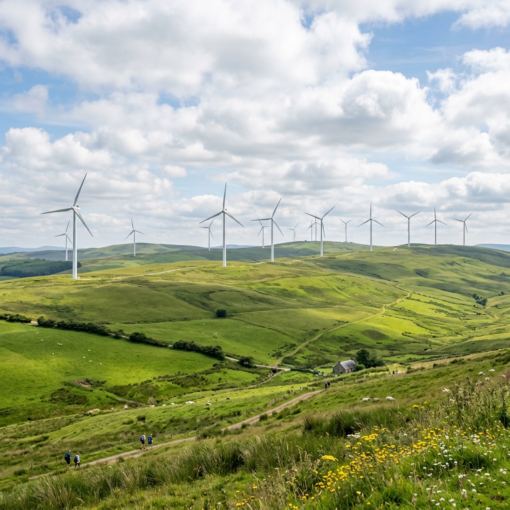 Modern clean wind turbines